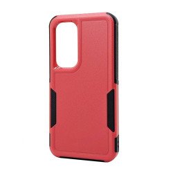 Traveler Hybrid Case For Samsung S24 FE (red)