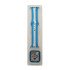 Stripe Silicone Band & Snap-on Case For iWatch 1/2/3 42mm (babyblue)