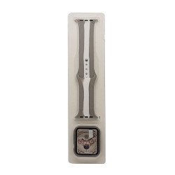 Stripe Silicone Band & Snap-on Case For iWatch 1/2/3 42mm (grey)