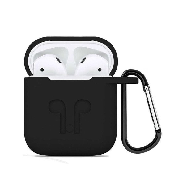 Silicone Case For Airpod 1/2 (black) Silicone Case For Airpod 1/2 (black)