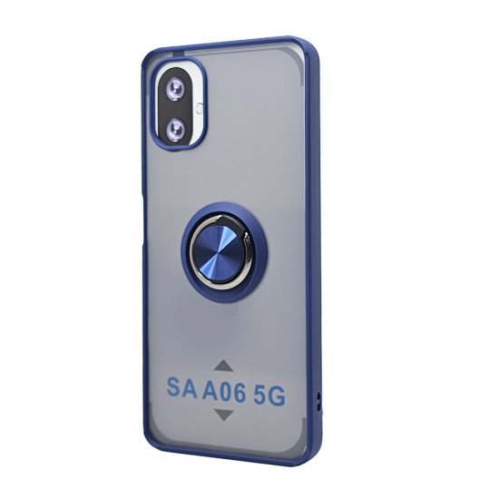 TPU Case w/ Magnetic Ring for Samsung A06 (blue) TPU Case w/ Magnetic Ring for Samsung A06 (blue)