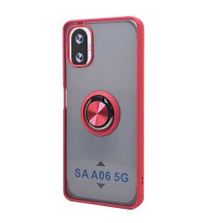TPU Case w/ Magnetic Ring for Samsung A06 (red)