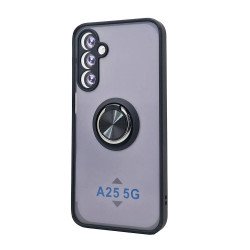 TPU Case w/ Magnetic Ring for Samsung A25 5G (black)