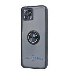 TPU Case w/ Magnetic Ring for Boost Celero 5G Plus (black)