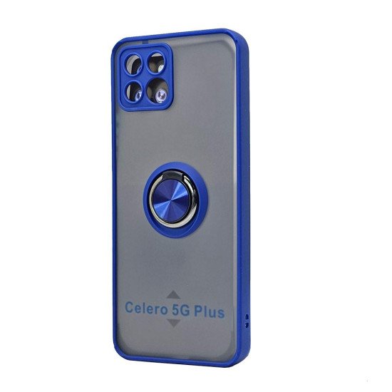 TPU Case w/ Magnetic Ring for Boost Celero 5G Plus (blue) TPU Case w/ Magnetic Ring for Boost Celero 5G Plus (blue)