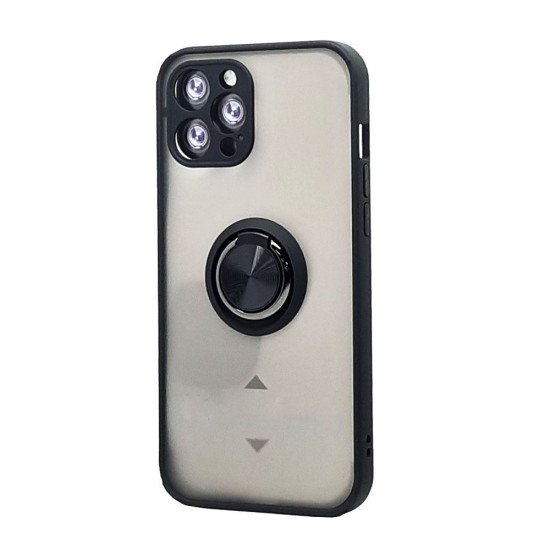 TPU Case w/ Magnetic Ring for iPhone 11 Pro Max (black) TPU Case w/ Magnetic Ring for iPhone 11 Pro Max (black)