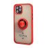 TPU Case w/ Magnetic Ring for iPhone 12 / 12 Pro (red)