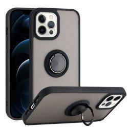 TPU Case w/ Magnetic Ring for iPhone 13 Pro Max (black)