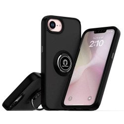 TPU Case w/ Magnetic Ring for iPhone 16E / SE4 (black)