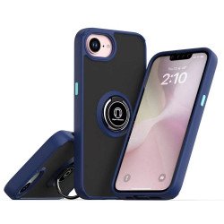 TPU Case w/ Magnetic Ring for iPhone 16E / SE4 (blue)