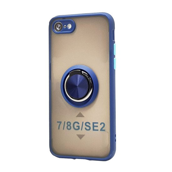 TPU Case w/ Magnetic Ring for iPhone 7/8/SE (blue) TPU Case w/ Magnetic Ring for iPhone 7/8/SE (blue)