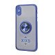 TPU Case w/ Magnetic Ring for iPhone X /XS (blue) TPU Case w/ Magnetic Ring for iPhone X /XS (blue)