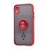 TPU Case w/ Magnetic Ring for iPhone XR (red)