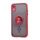 TPU Case w/ Magnetic Ring for iPhone XR (red) TPU Case w/ Magnetic Ring for iPhone XR (red)