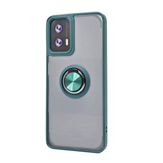 TPU Case w/ Magnetic Ring for Moto Edge 2024 (green) TPU Case w/ Magnetic Ring for Moto Edge 2024 (green)