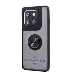 TPU Case w/ Magnetic Ring for Moto Edge 2025 (black)