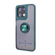TPU Case w/ Magnetic Ring for Moto G 5G 2025 (green)