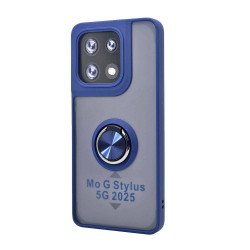 TPU Case w/ Magnetic Ring for Moto G Stylus 5G 2025 (blue)