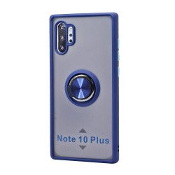 TPU Case w/ Magnetic Ring for Samsung Note 10 Plus (blue)