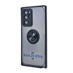 TPU Case w/ Magnetic Ring for Samsung Note 20 Ultra (black)
