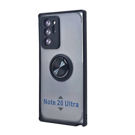 TPU Case w/ Magnetic Ring for Samsung Note 20 Ultra (black) TPU Case w/ Magnetic Ring for Samsung Note 20 Ultra (black)