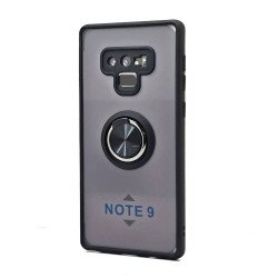 TPU Case w/ Magnetic Ring for Samsung Note 9 (black)
