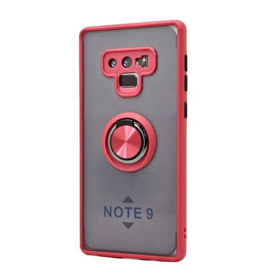 TPU Case w/ Magnetic Ring for Samsung Note 9 (red) TPU Case w/ Magnetic Ring for Samsung Note 9 (red)
