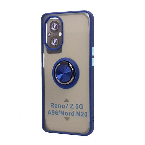 TPU Case w/ Magnetic Ring for One Plus Nord N20 5G (blue) TPU Case w/ Magnetic Ring for One Plus Nord N20 5G (blue)