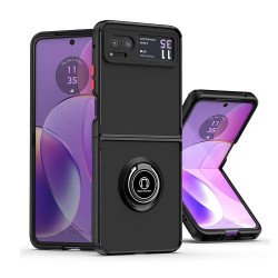 TPU Case w/ Magnetic Ring for Moto Razr 2023 (black)