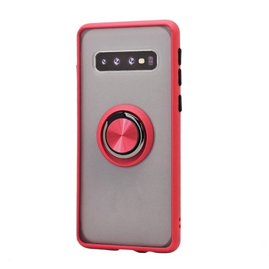 TPU Case w/ Magnetic Ring for Samsung S10 Plus (green) TPU Case w/ Magnetic Ring for Samsung S10 Plus (green)