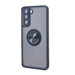 TPU Case w/ Magnetic Ring for Samsung S22 Plus (black)