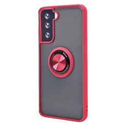 TPU Case w/ Magnetic Ring for Samsung S22 Plus (red)