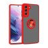 TPU Case w/ Magnetic Ring for Samsung S21 FE (red)