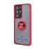 TPU Case w/ Magnetic Ring for Samsung S21 Ultra (red)