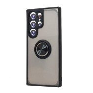 TPU Case w/ Magnetic Ring for Samsung S22 Ultra (black)