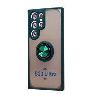 TPU Case w/ Magnetic Ring for Samsung S23 Ultra (green)