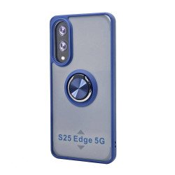 TPU Case w/ Magnetic Ring for Samsung S25 Edge (blue)