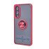 TPU Case w/ Magnetic Ring for Samsung S25 Edge (red)
