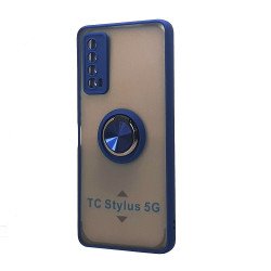 TPU Case w/ Magnetic Ring for TCL Stylus 5G (blue)