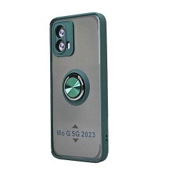 TPU Case w/ Magnetic Ring for Moto G 5G 2023 (green)