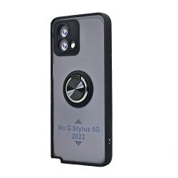TPU Case w/ Magnetic Ring for Moto G Stylus 5G 2023 (black)