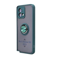 TPU Case w/ Magnetic Ring for Moto G Stylus 5G 2023 (green)