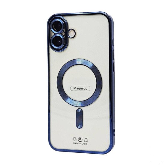 Electroplated Magsafe TPU Case for iPhone 16E (blue) Electroplated Magsafe TPU Case for iPhone 16E (blue)