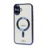 Electroplated Magsafe TPU Case for iPhone 16E (blue)