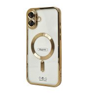 Electroplated Magsafe TPU Case for iPhone 16 (gold)