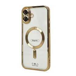 Electroplated Magsafe TPU Case for iPhone 16 Plus (gold)