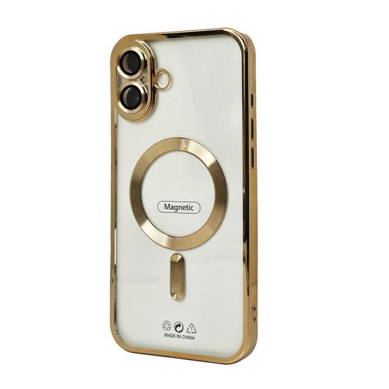 Electroplated Magsafe TPU Case for iPhone 16 Plus (gold) Electroplated Magsafe TPU Case for iPhone 16 Plus (gold)
