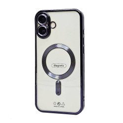 Electroplated Magsafe TPU Case for iPhone 16E (purple)