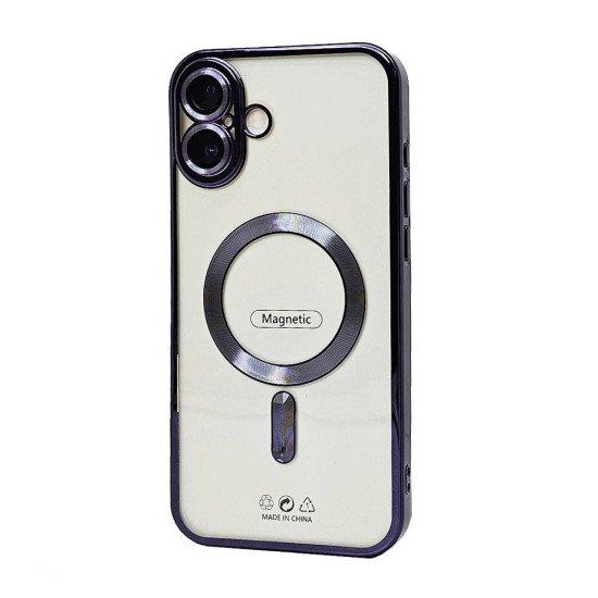 Electroplated Magsafe TPU Case for iPhone 16E (purple) Electroplated Magsafe TPU Case for iPhone 16E (purple)