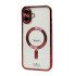 Electroplated Magsafe TPU Case for iPhone 16E (red)
